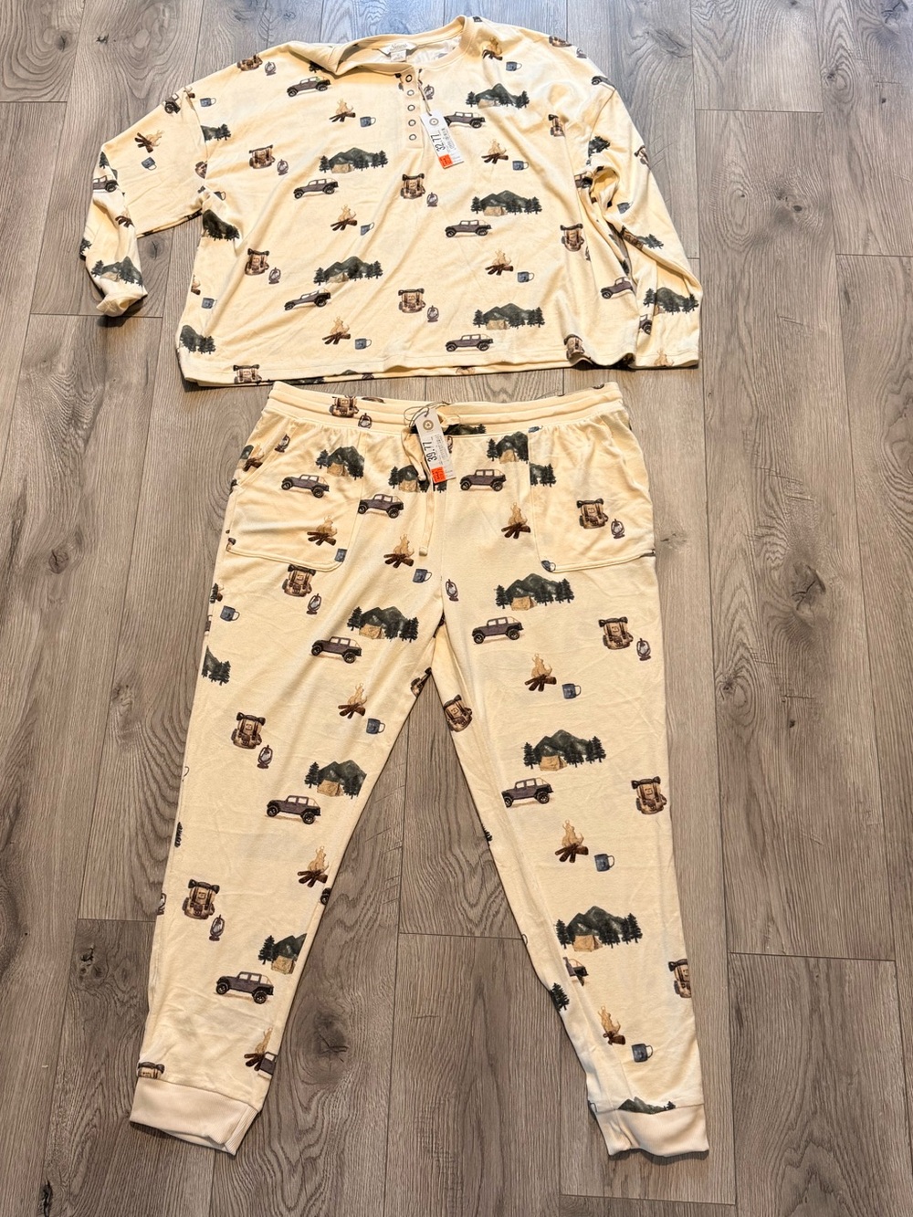 Woman's camping Ford Bronco  Pajama Set